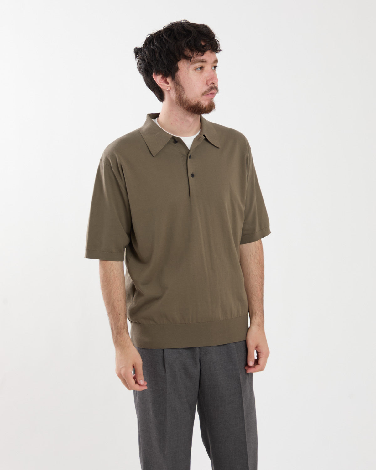 GIZA HIGH GAUGE KNIT POLO