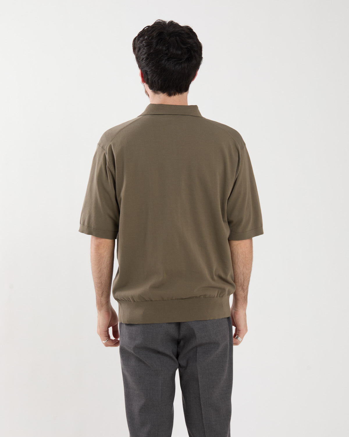GIZA HIGH GAUGE KNIT POLO