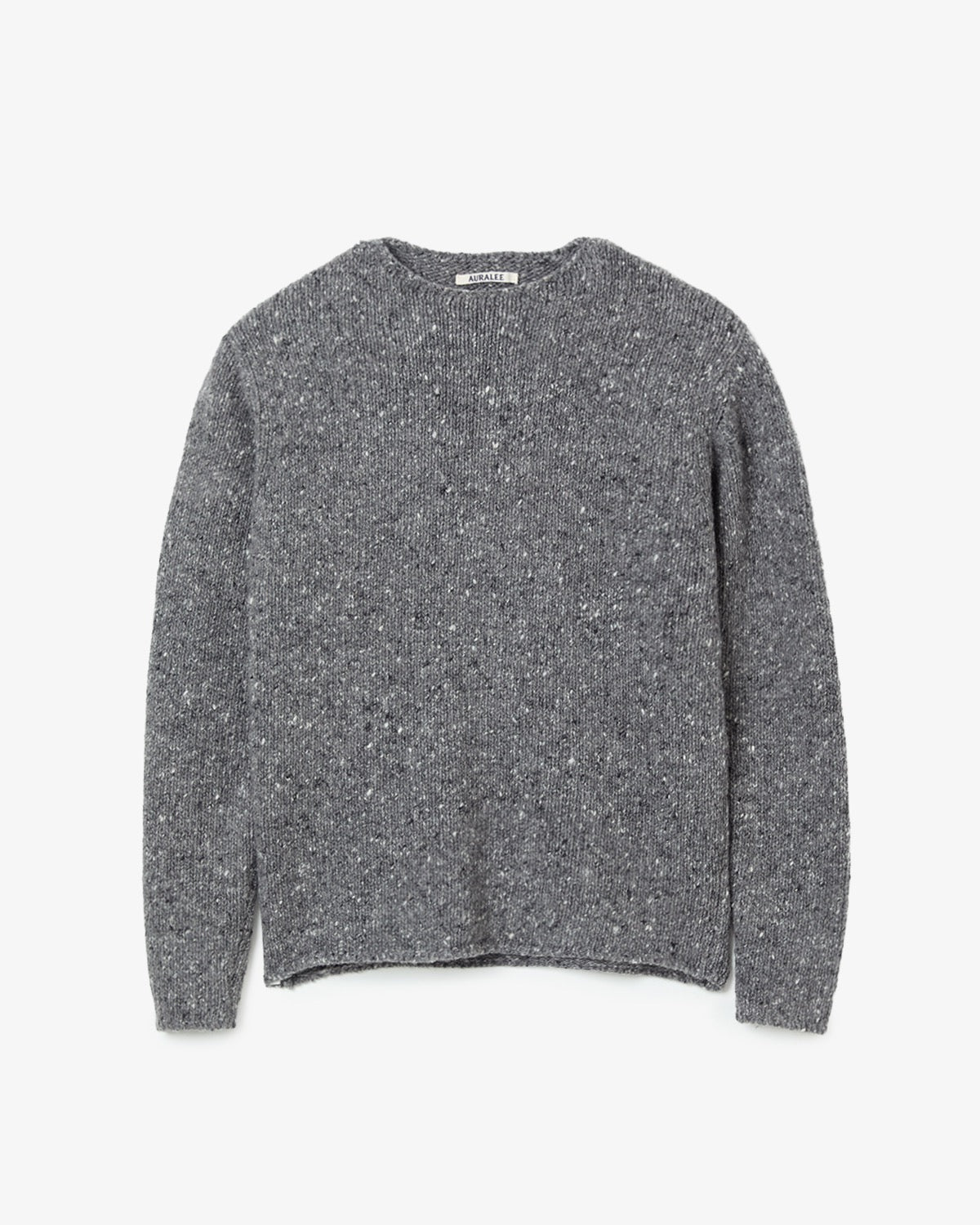LOW-GAUGE HOMESPUN TWEED KNIT P/O