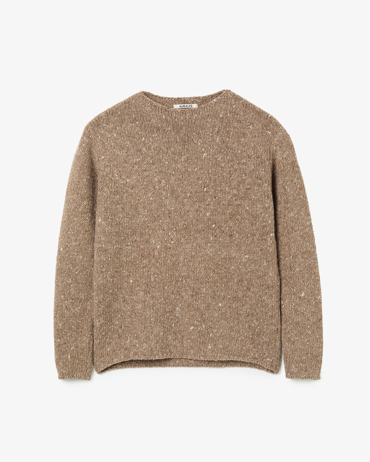 LOW-GAUGE HOMESPUN TWEED KNIT P/O