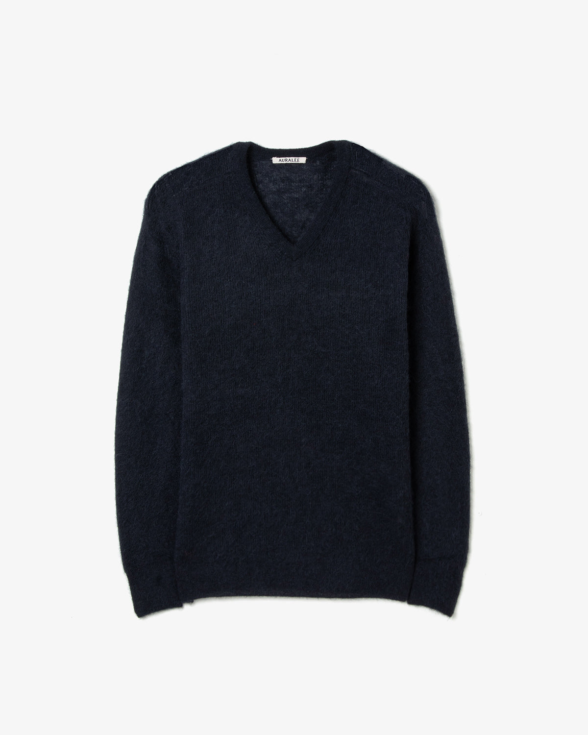 BABY SURI ALPACA SHEER KNIT V-NECK P/O