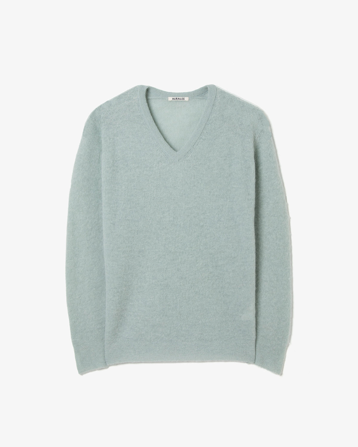 BABY SURI ALPACA SHEER KNIT V-NECK P/O