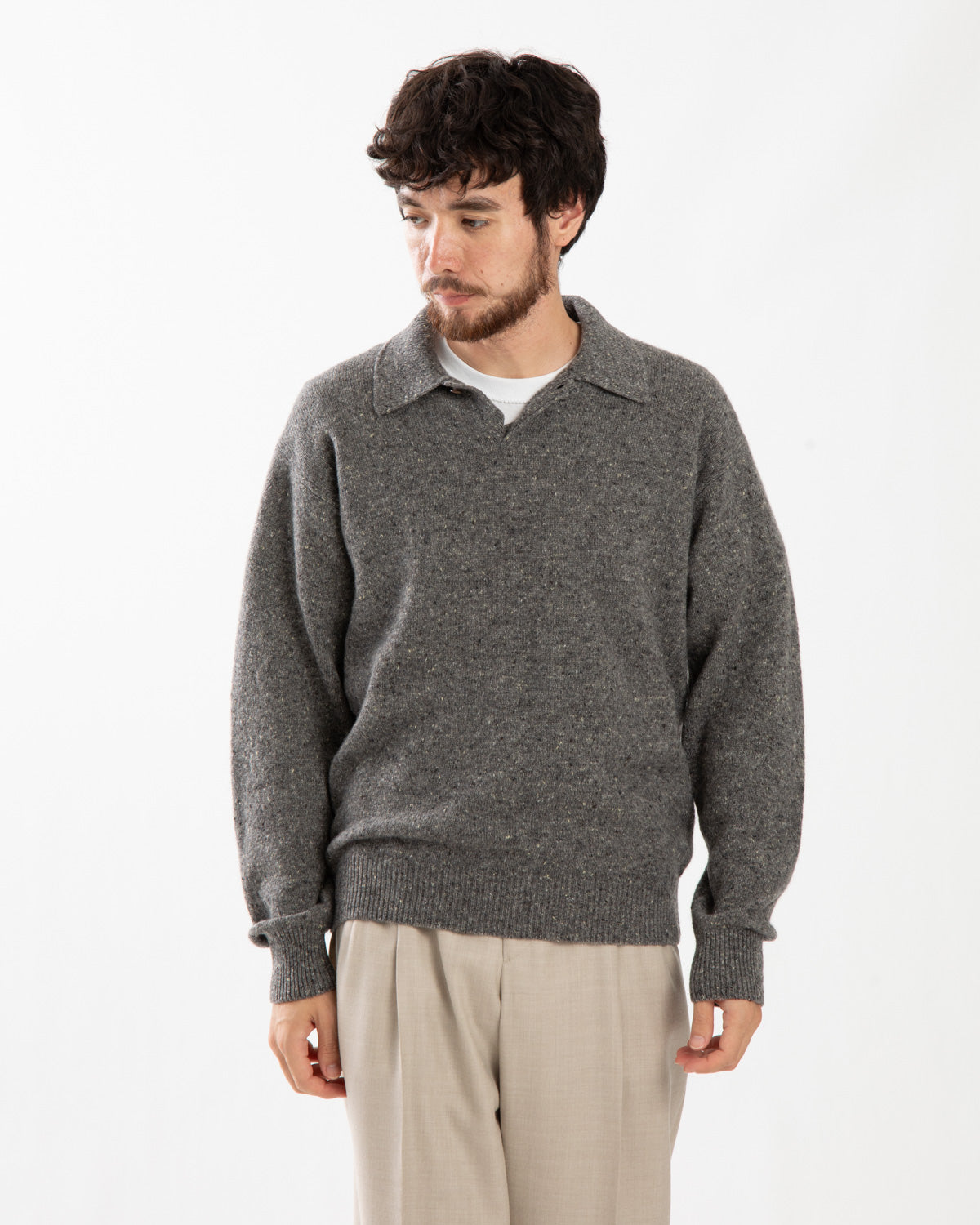 CASHMERE NEP KNIT POLO