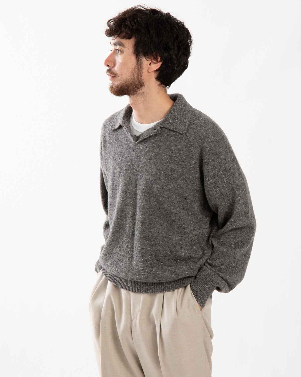 CASHMERE NEP KNIT POLO
