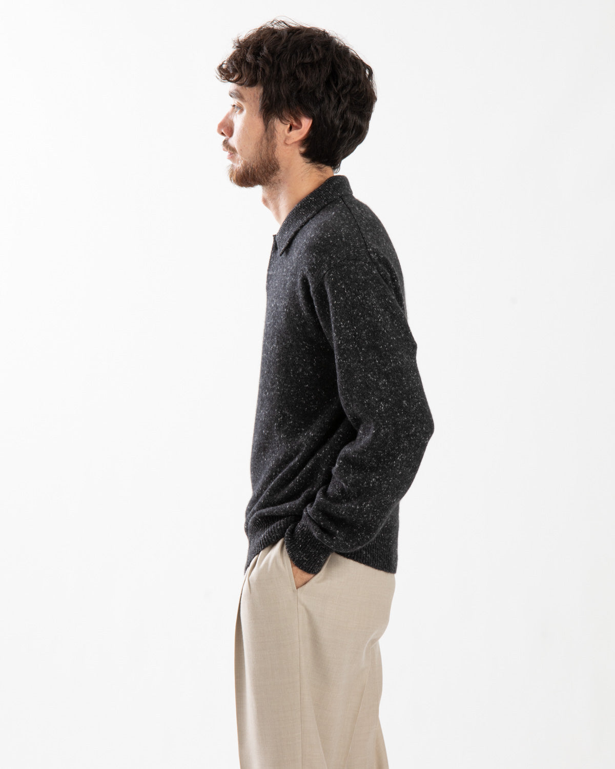 CASHMERE NEP KNIT POLO