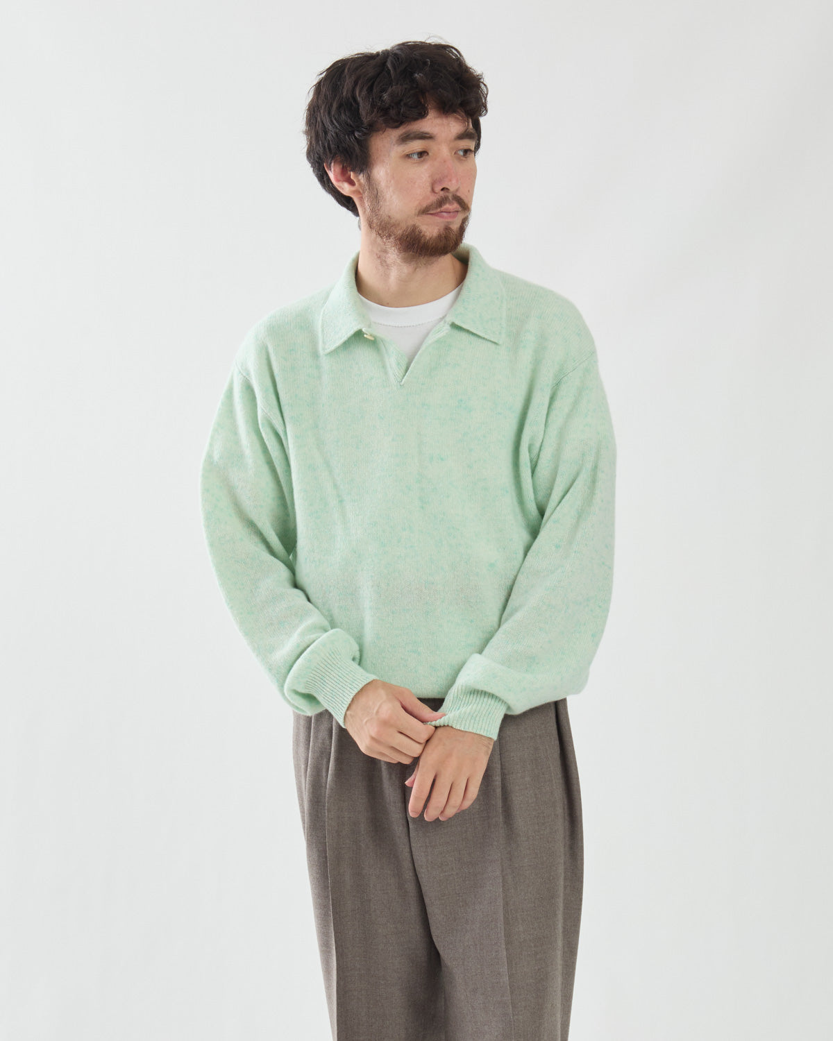 CASHMERE NEP KNIT POLO
