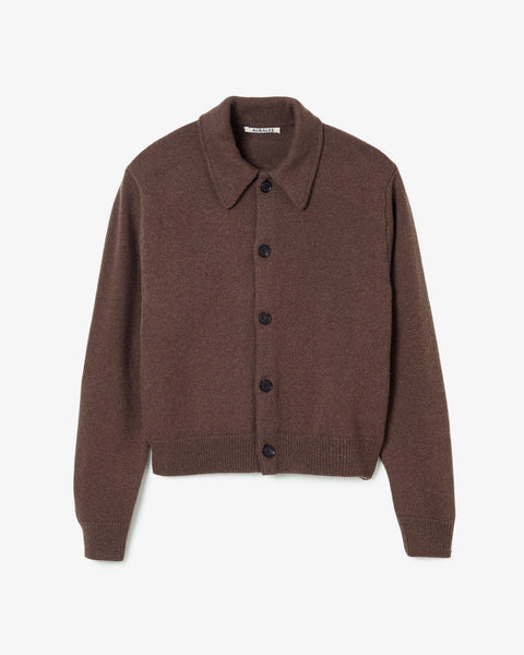 SUPER FINE WOOL KNIT SHIRT CARDIGAN – COVERCHORD