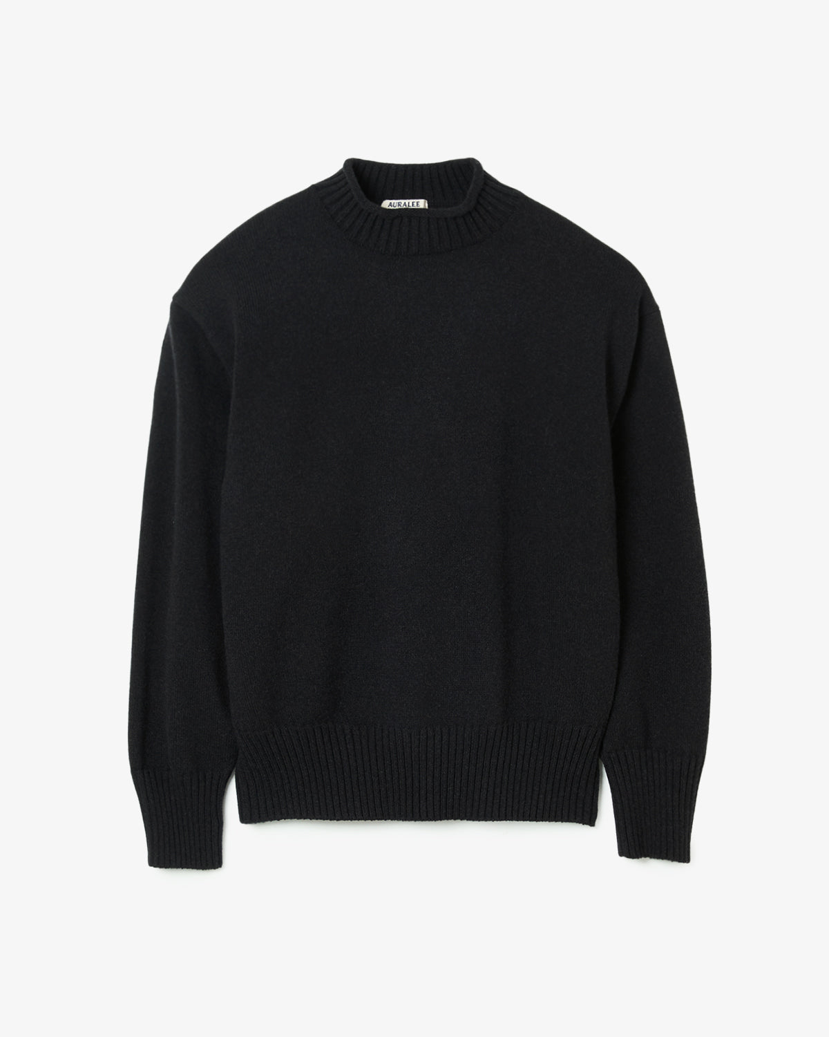 SUPER FINE WOOL KNIT MOCK NECK P/O