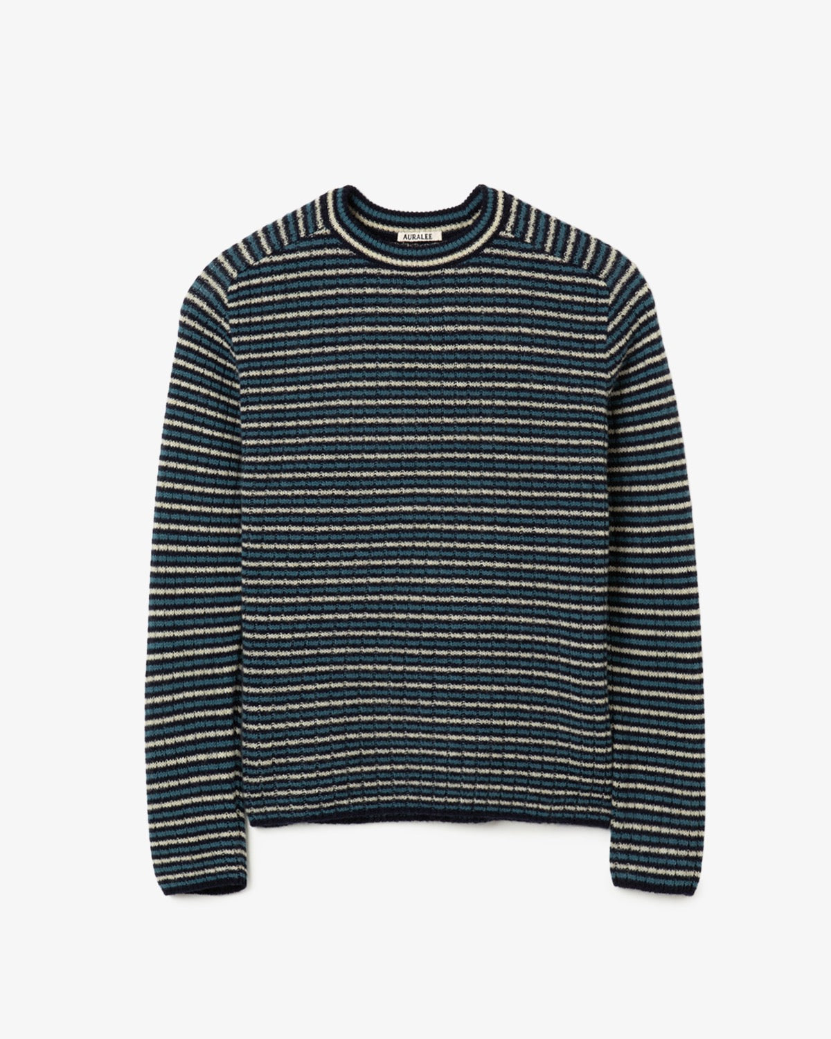 SHETLAND WOOL CASHMERE RIB KNIT P/O