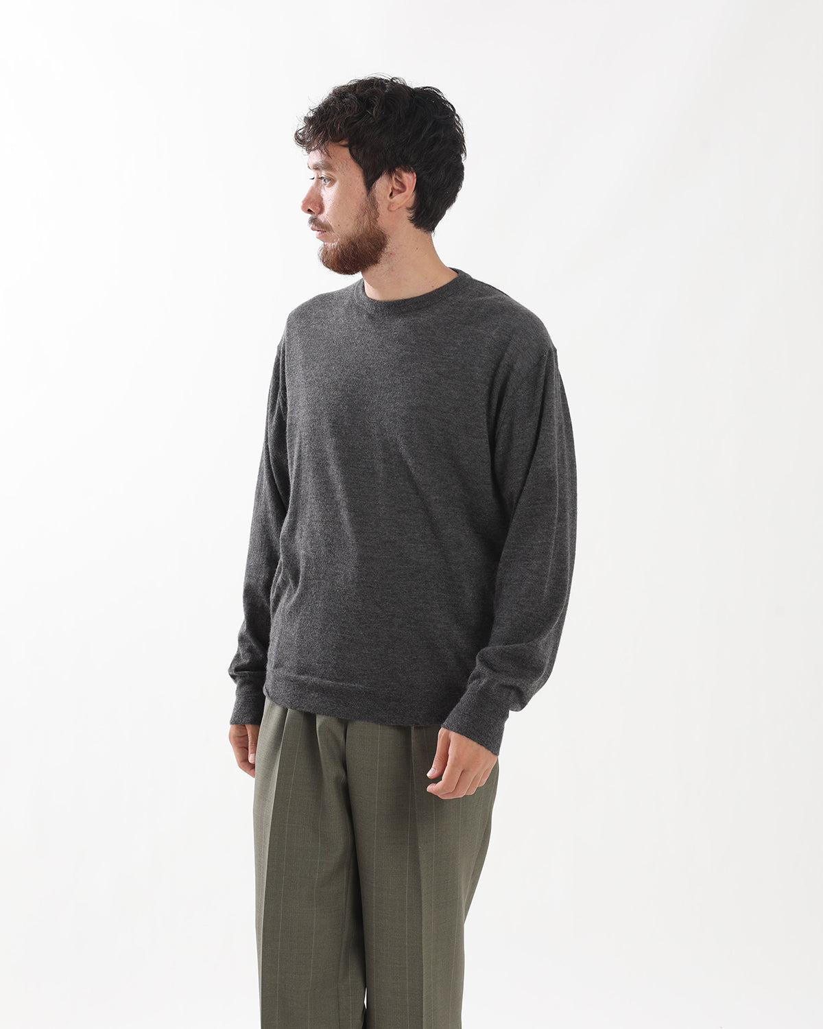 HIGH GAUGE SOFT CASHMERE KNIT P/O