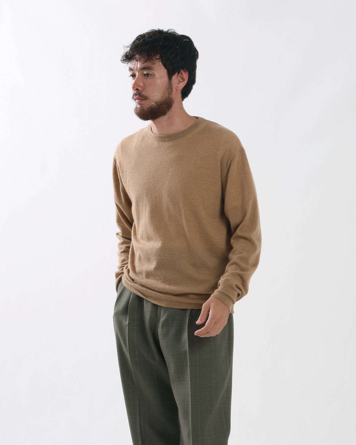 HIGH GAUGE SOFT CASHMERE KNIT P/O