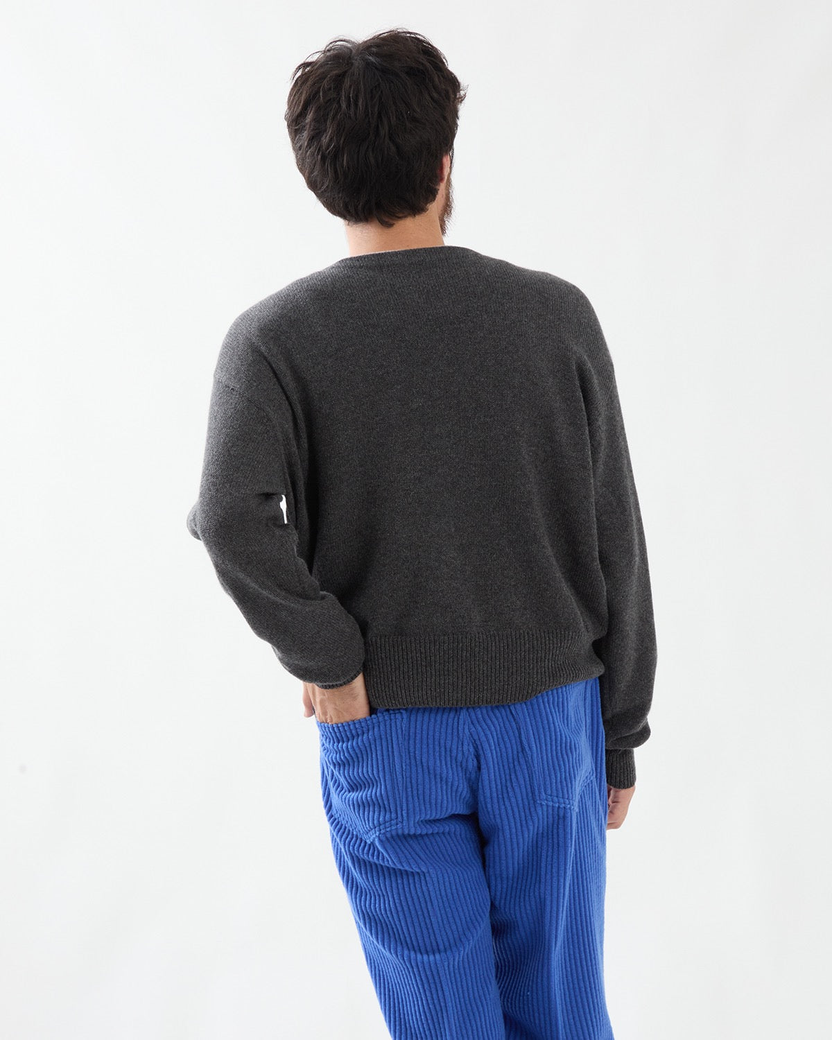 LIGHT CASHMERE KNIT BOATE NECK P/O
