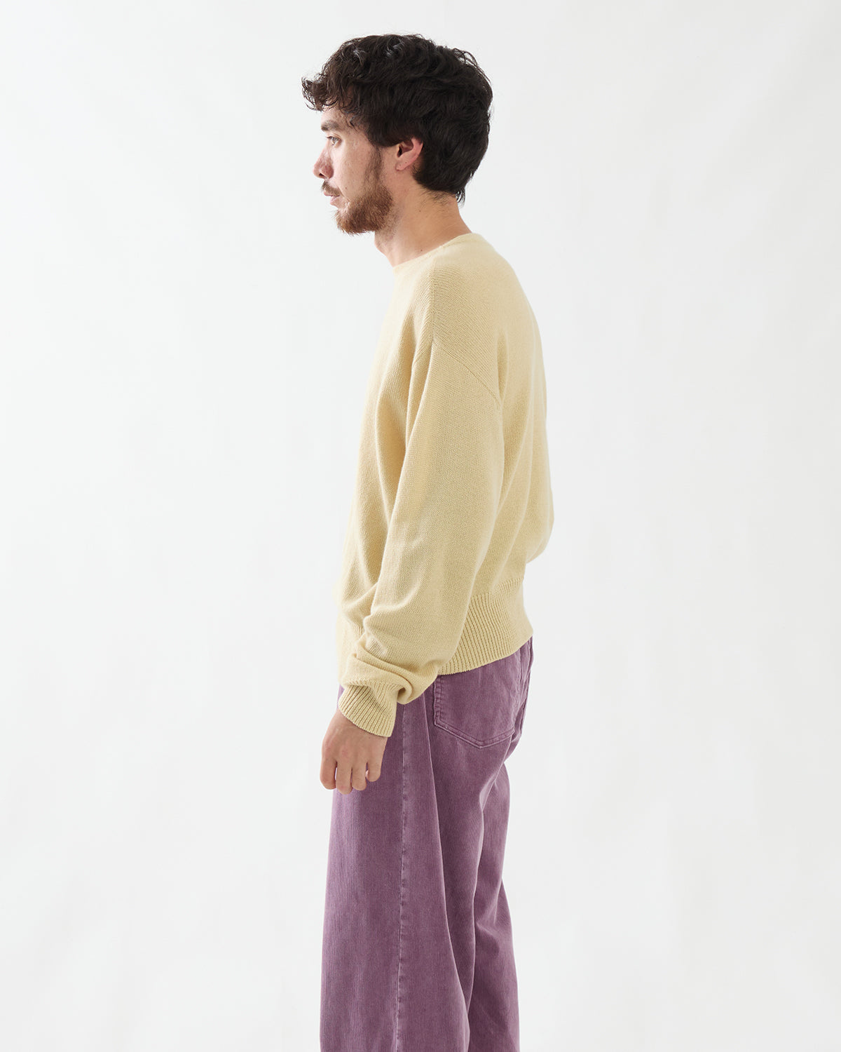 LIGHT CASHMERE KNIT BOAT NECK P/O