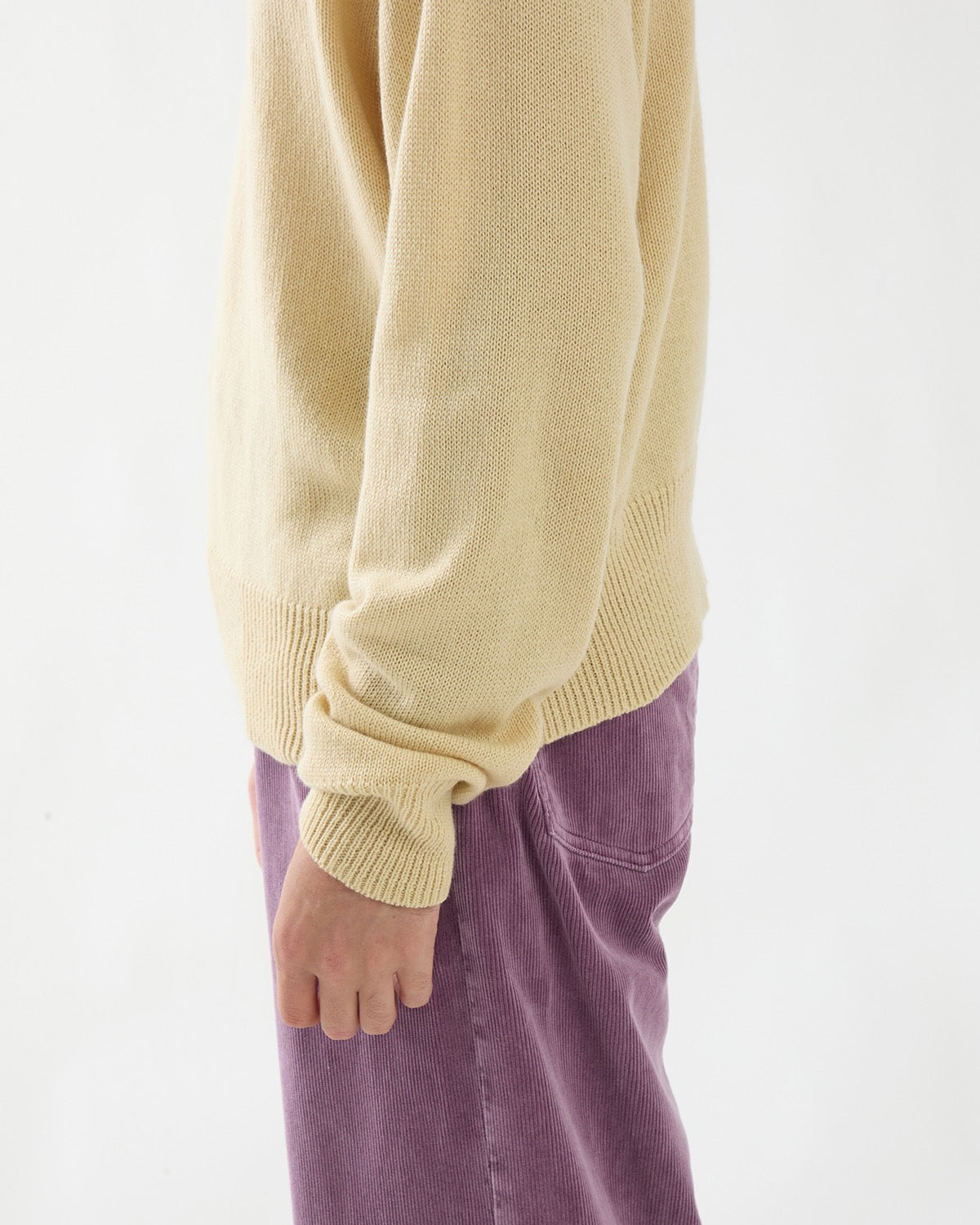 LIGHT CASHMERE KNIT BOATE NECK P/O