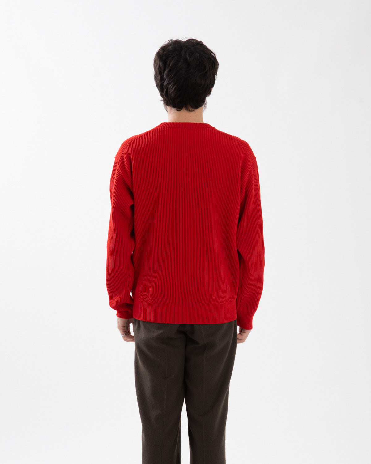 SUPER FINE WOOL RIB KNIT P/O