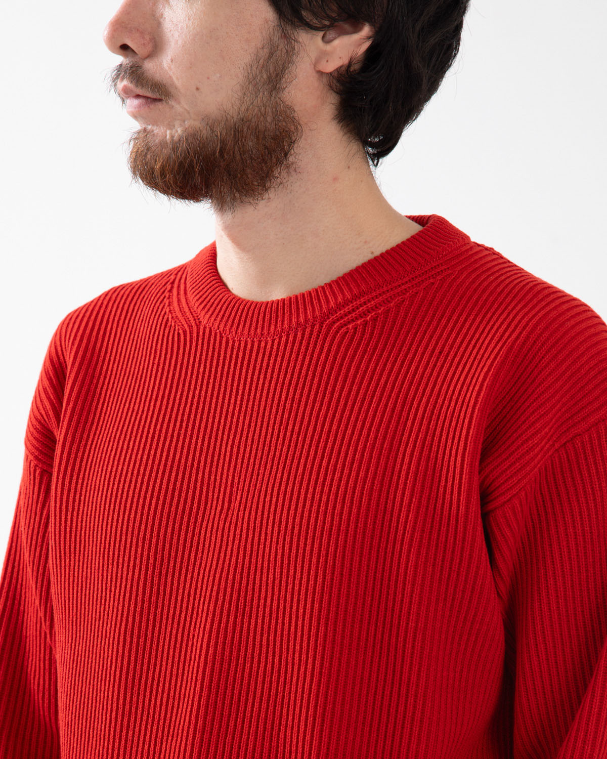 SUPER FINE WOOL RIB KNIT P/O