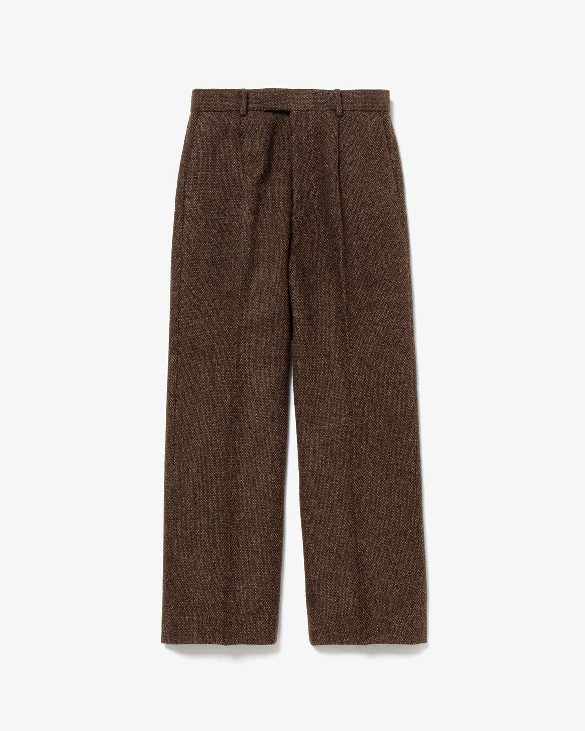 LAMA SHETLAND WOOL TWEED SLACKS