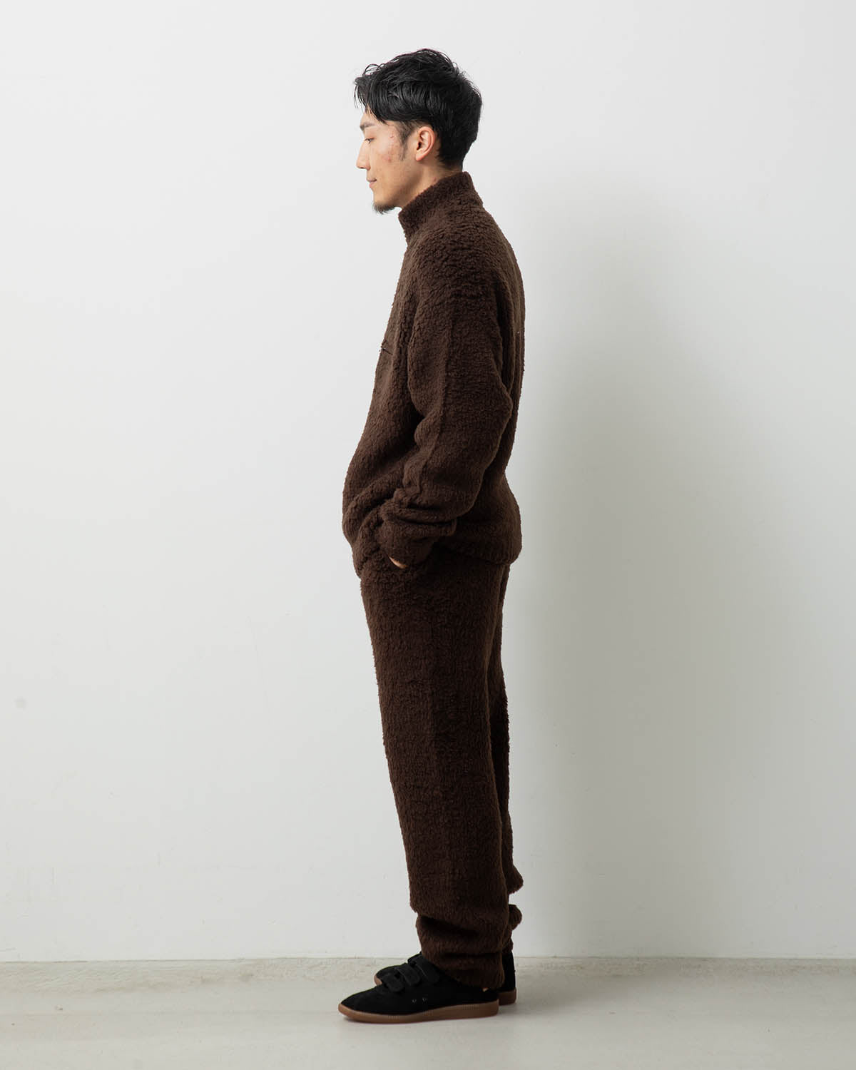 MERINO WOOL BOA KNIT PANTS