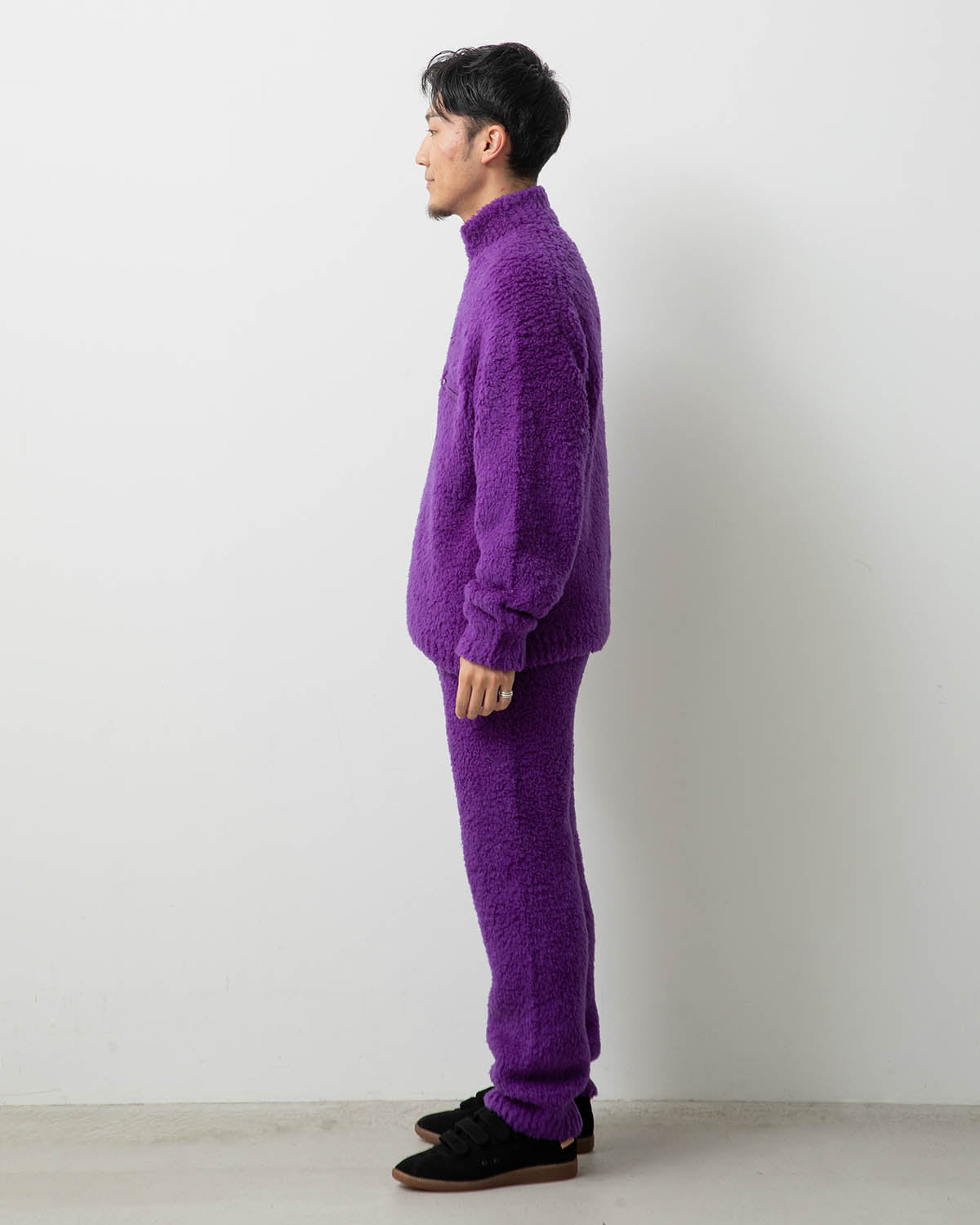 MERINO WOOL BOA KNIT PANTS