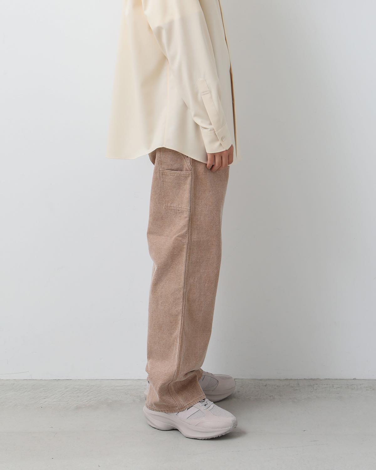 WASHED ORGANIC CANVAS PANTS