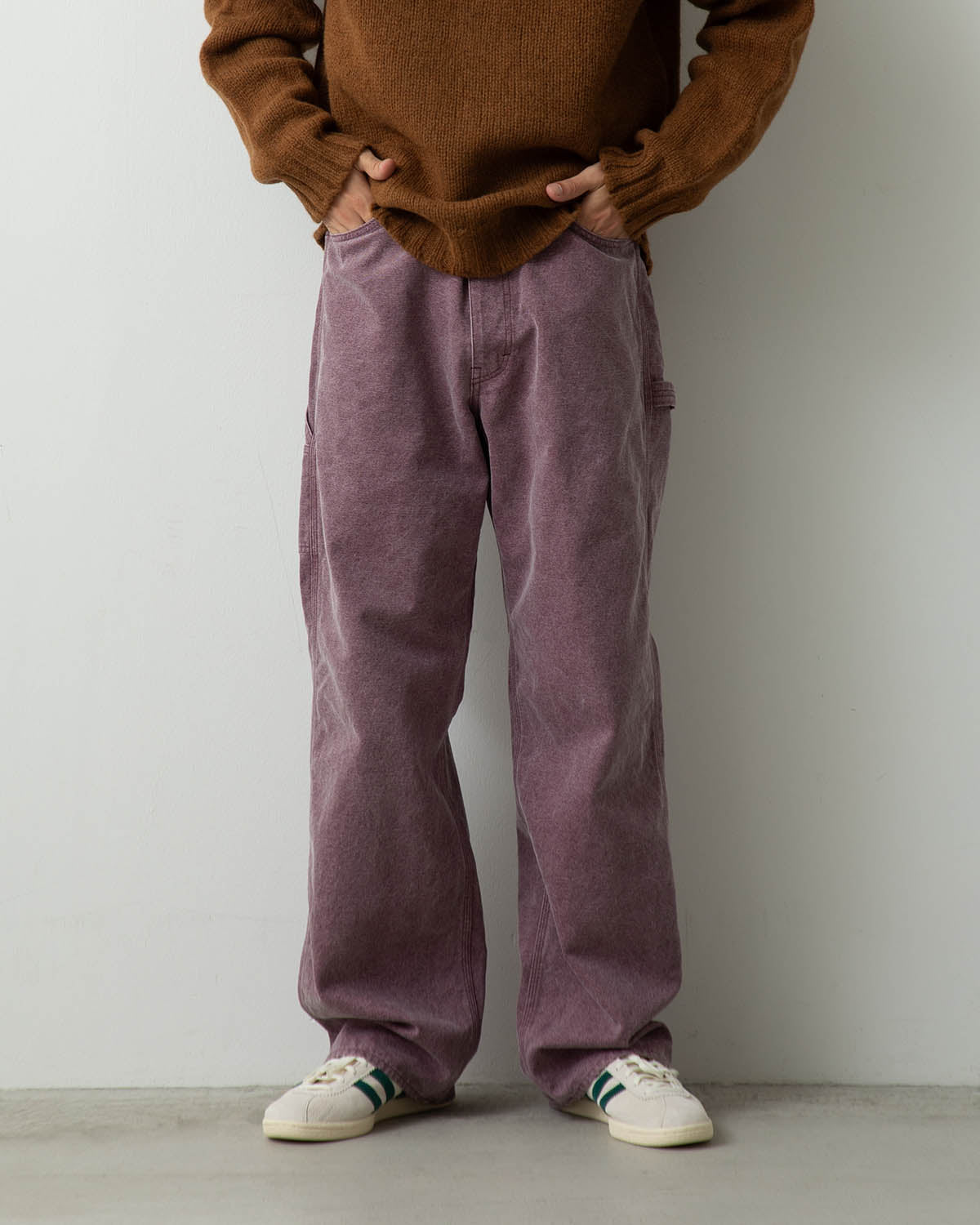 WASHED ORGANIC CANVAS PANTS