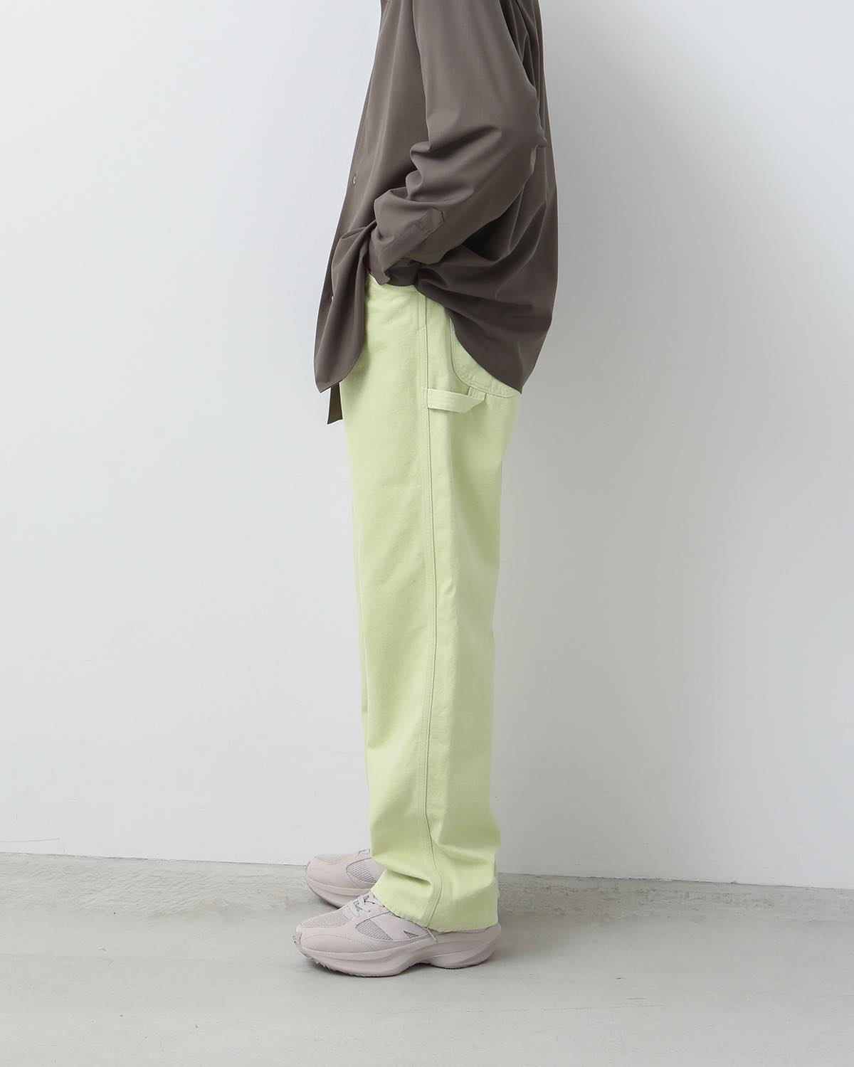 WASHED ORGANIC CANVAS PANTS