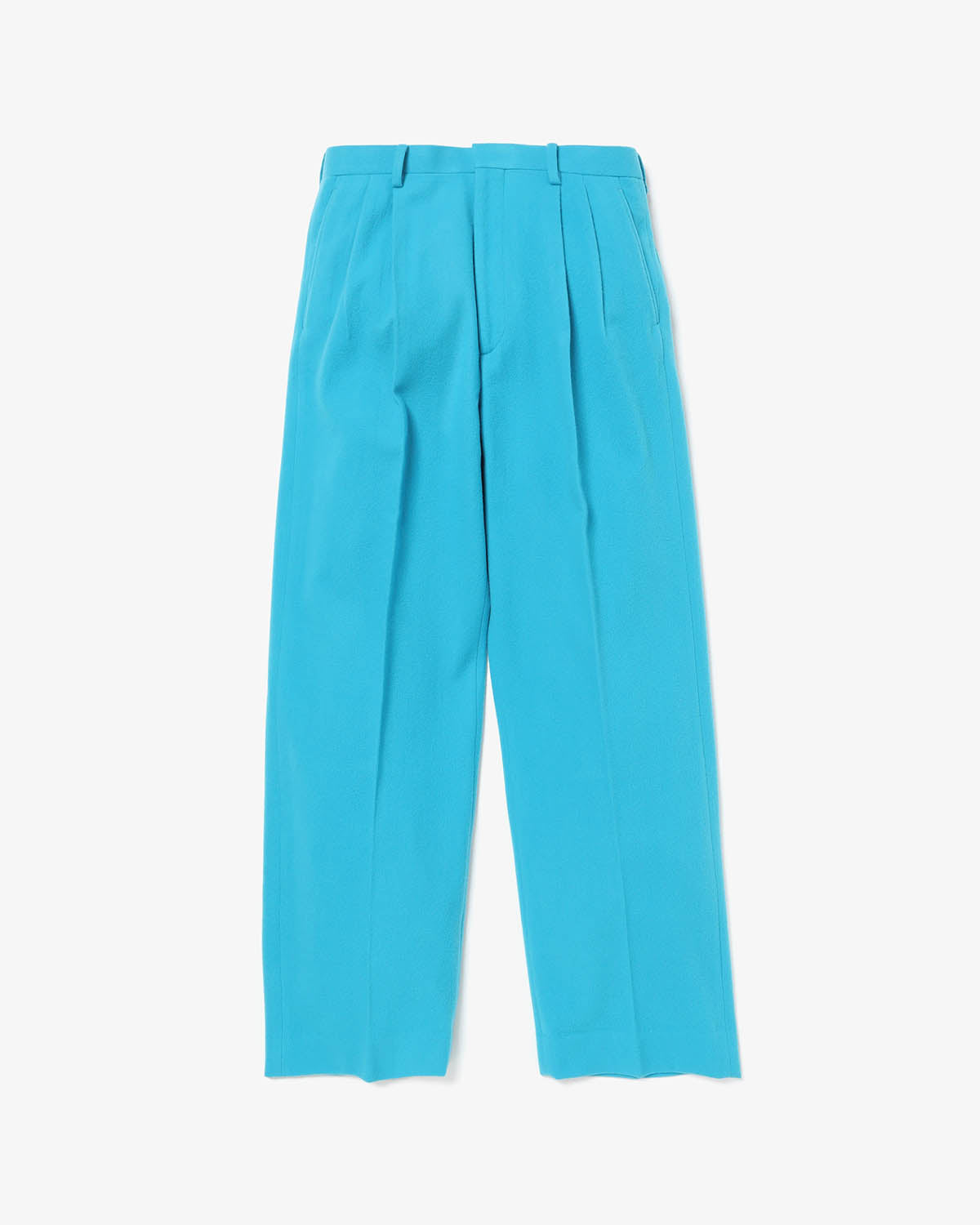 BRUSHED SUPER FINE WOOL FLANNEL SLACKS