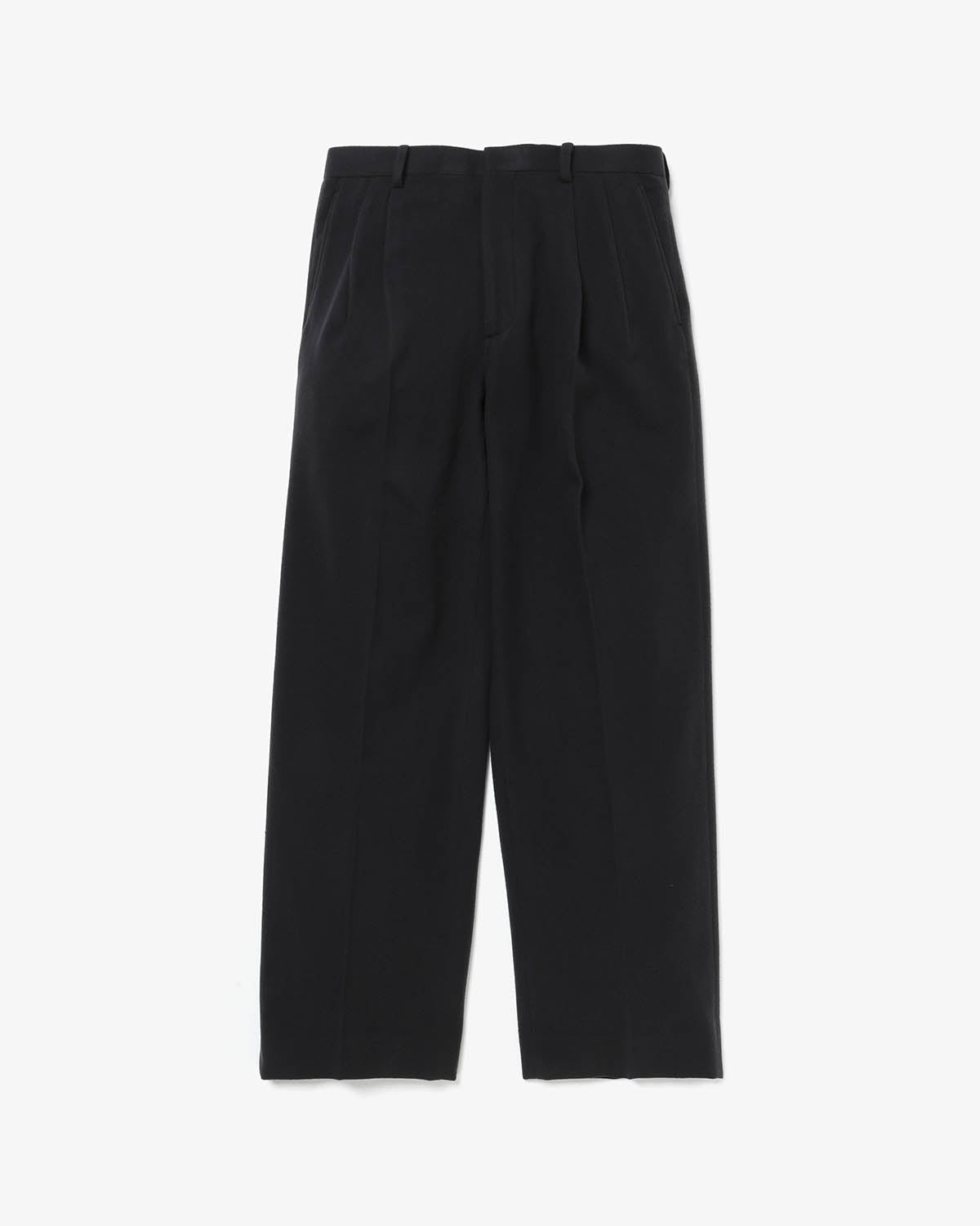 BRUSHED SUPER FINE WOOL FLANNEL SLACKS