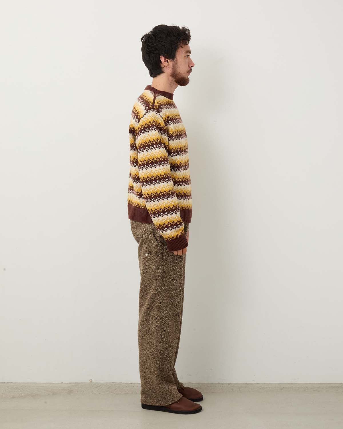 HOMESPUN TWEED PAINTER PANTS