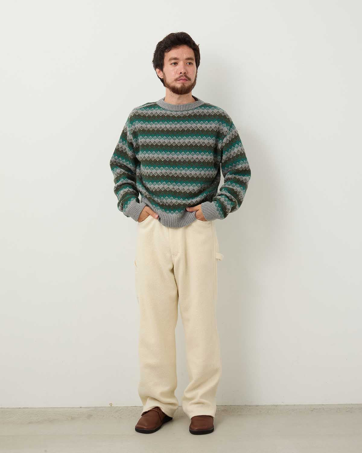 HOMESPUN TWEED PAINTER PANTS