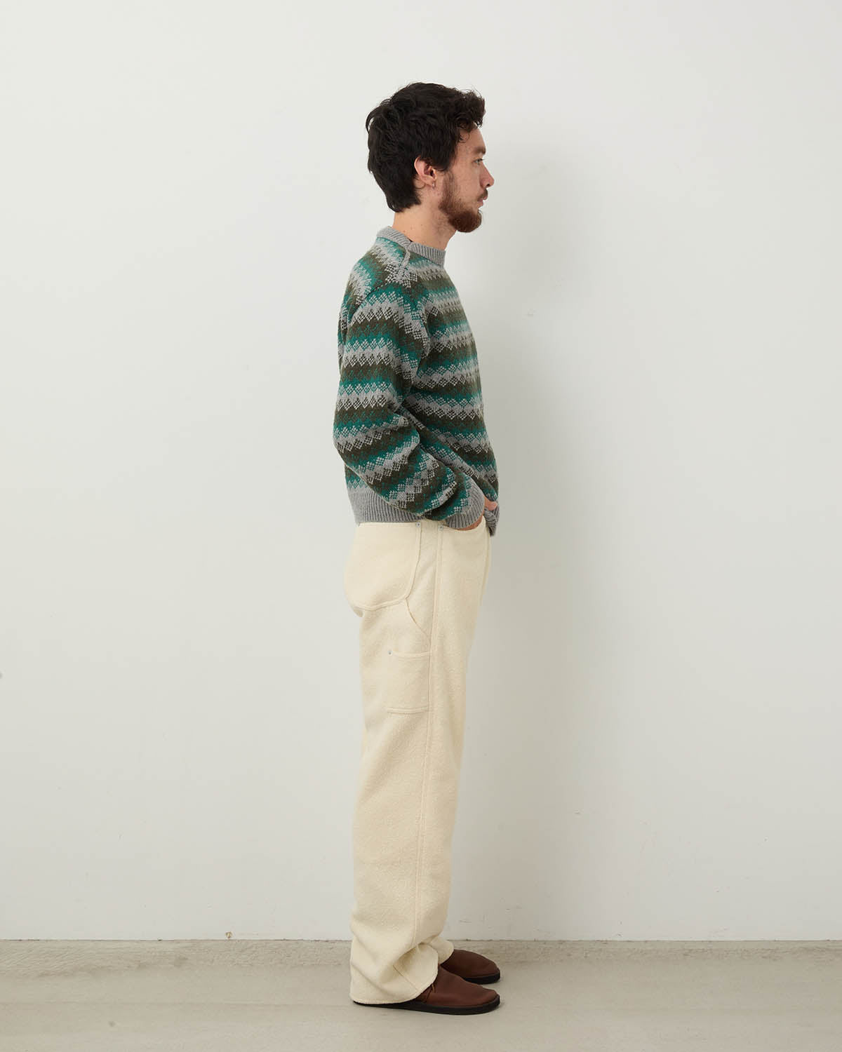 HOMESPUN TWEED PAINTER PANTS