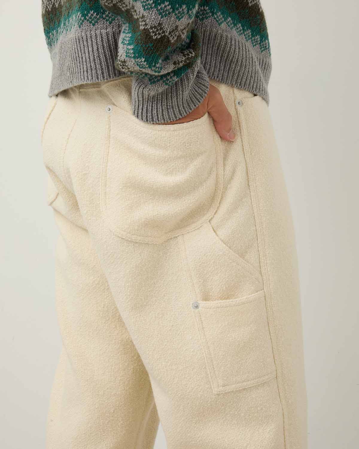 HOMESPUN TWEED PAINTER PANTS