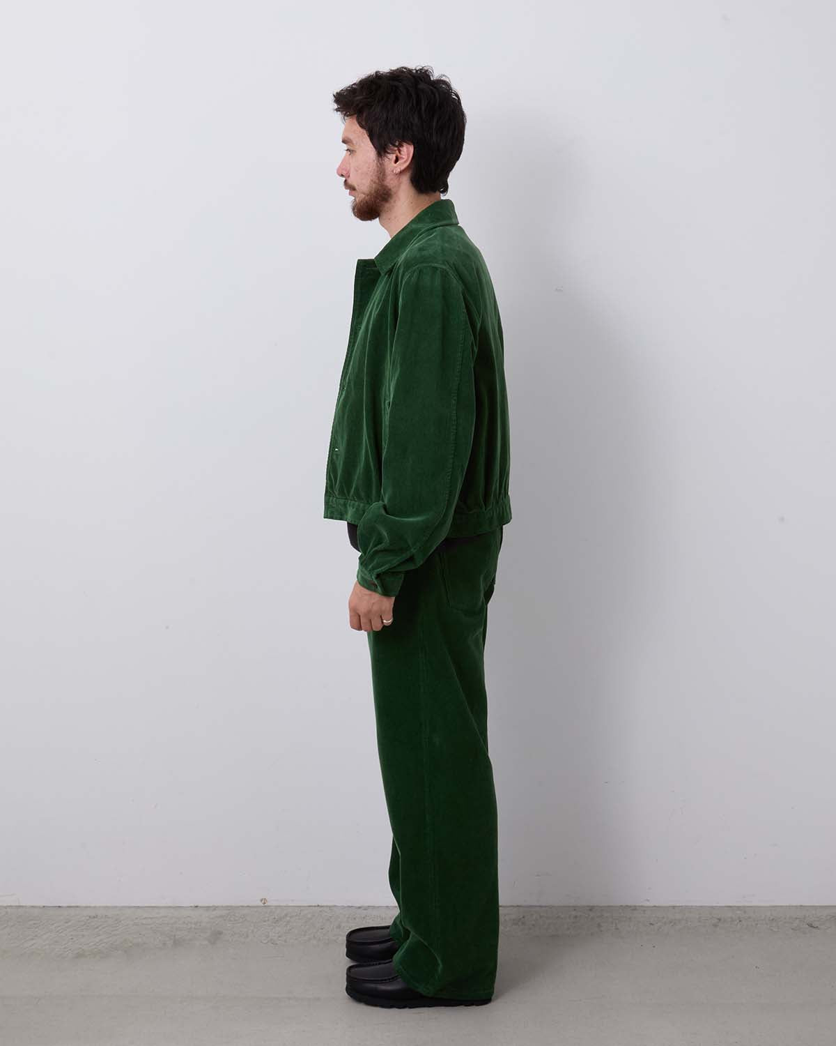 PIGMENT DYED FINX CORDUROY WIDE 5P PANTS