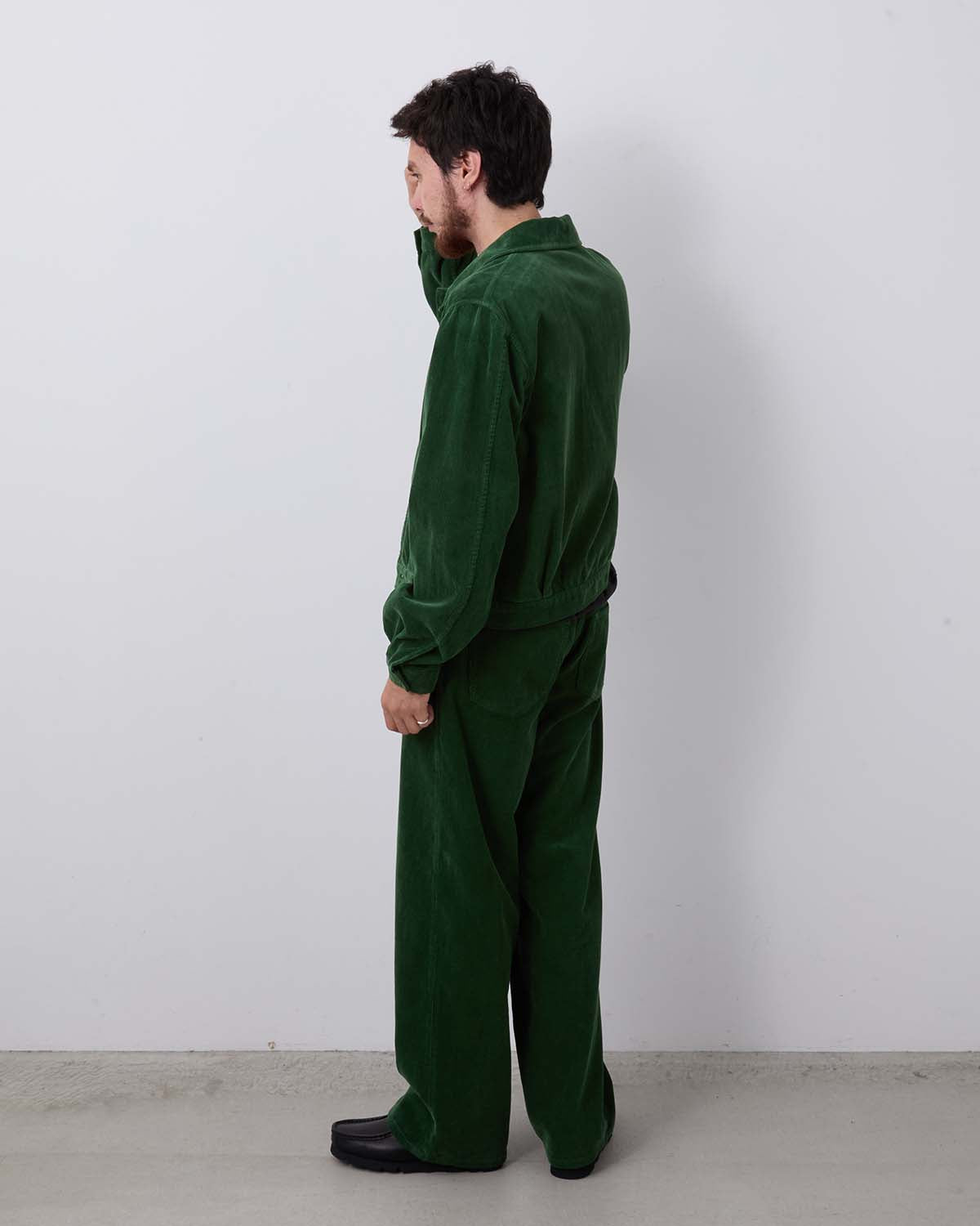 PIGMENT DYED FINX CORDUROY WIDE 5P PANTS