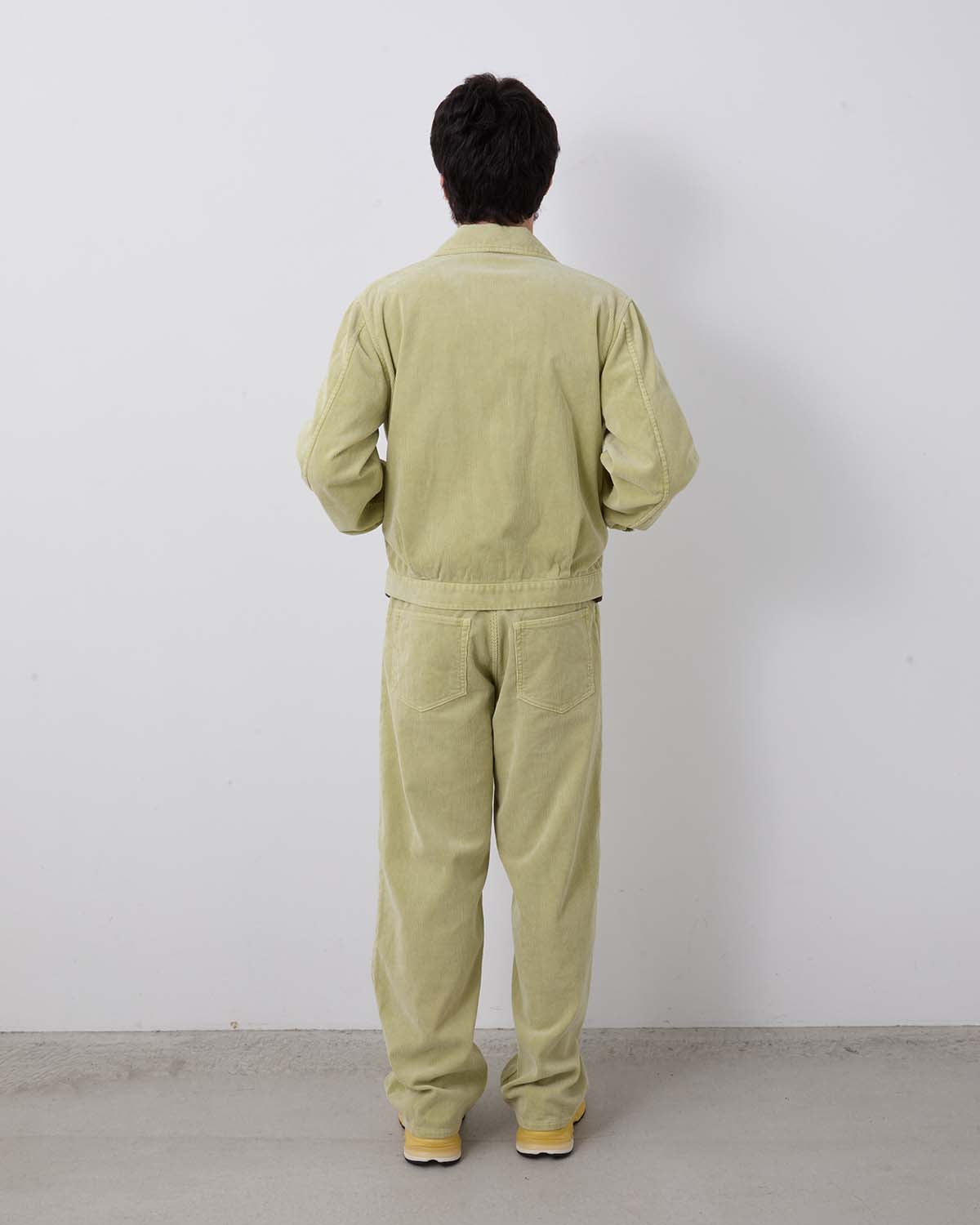 PIGMENT DYED FINX CORDUROY WIDE 5P PANTS