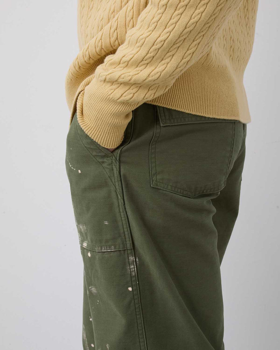 WASHED BAGGY SATIN BLEACHED BAKER PANTS – COVERCHORD