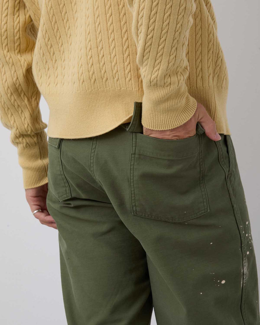 WASHED BAGGY SATIN BLEACHED BAKER PANTS – COVERCHORD