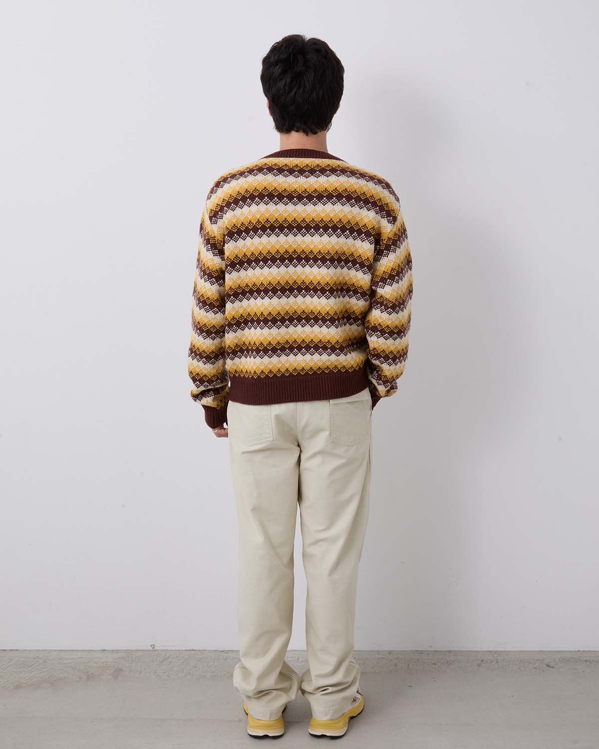 WASHED BAGGY SATIN BLEACHED BAKER PANTS