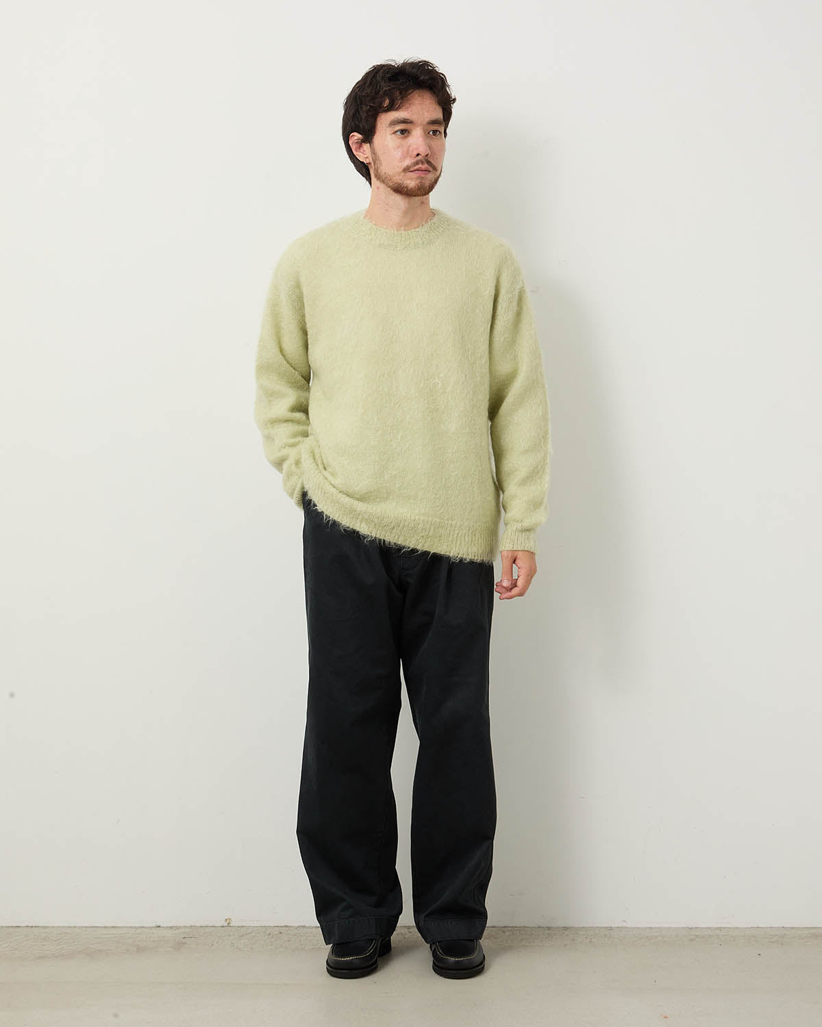 PRODUCT DYED FINX CHINO ONE-TUCK PANTS