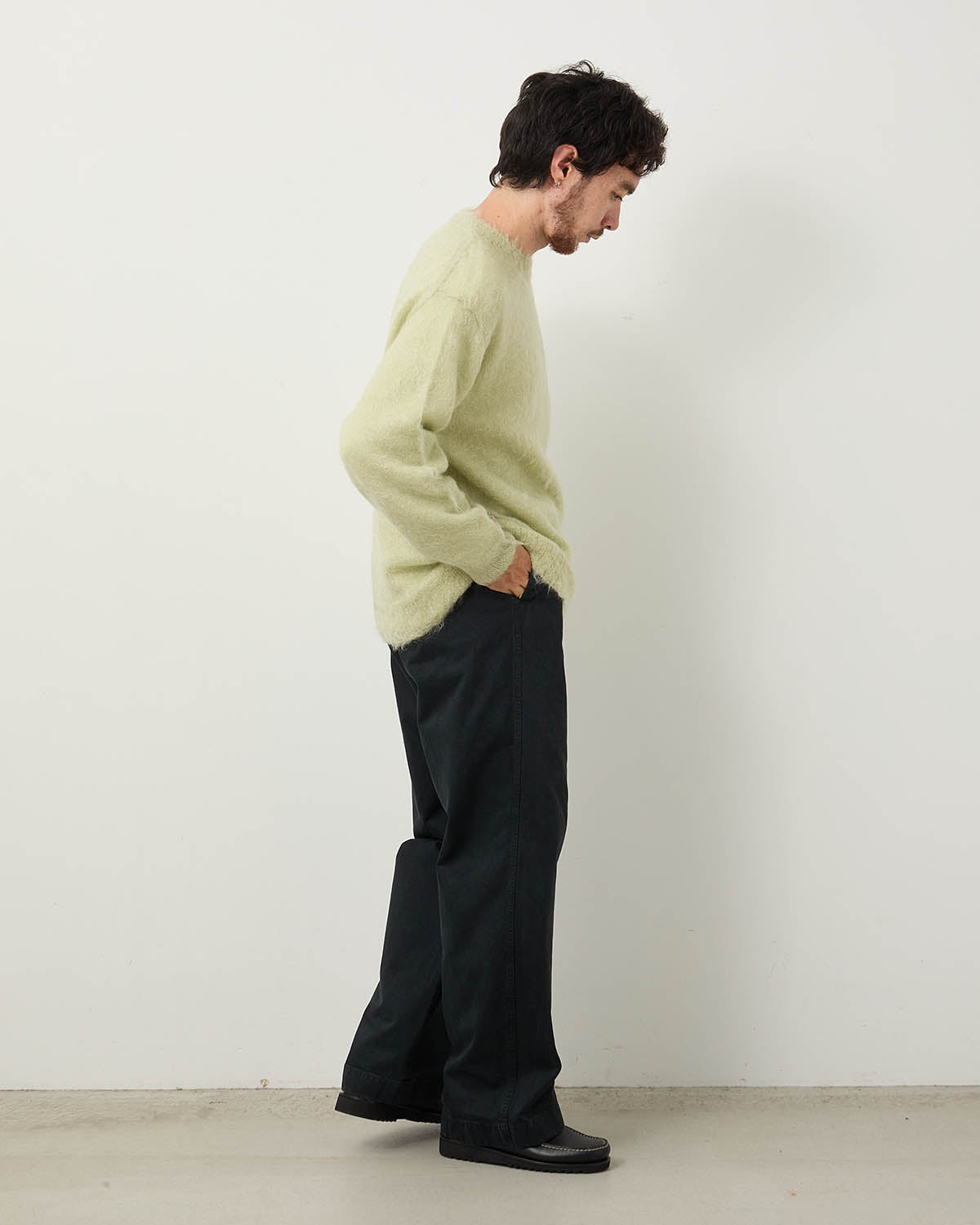 PRODUCT DYED FINX CHINO ONE-TUCK PANTS