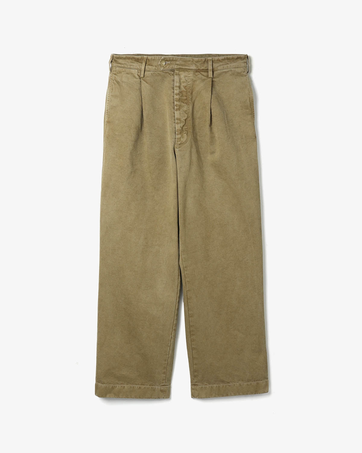 PRODUCT DYED FINX CHINO ONE-TUCK PANTS