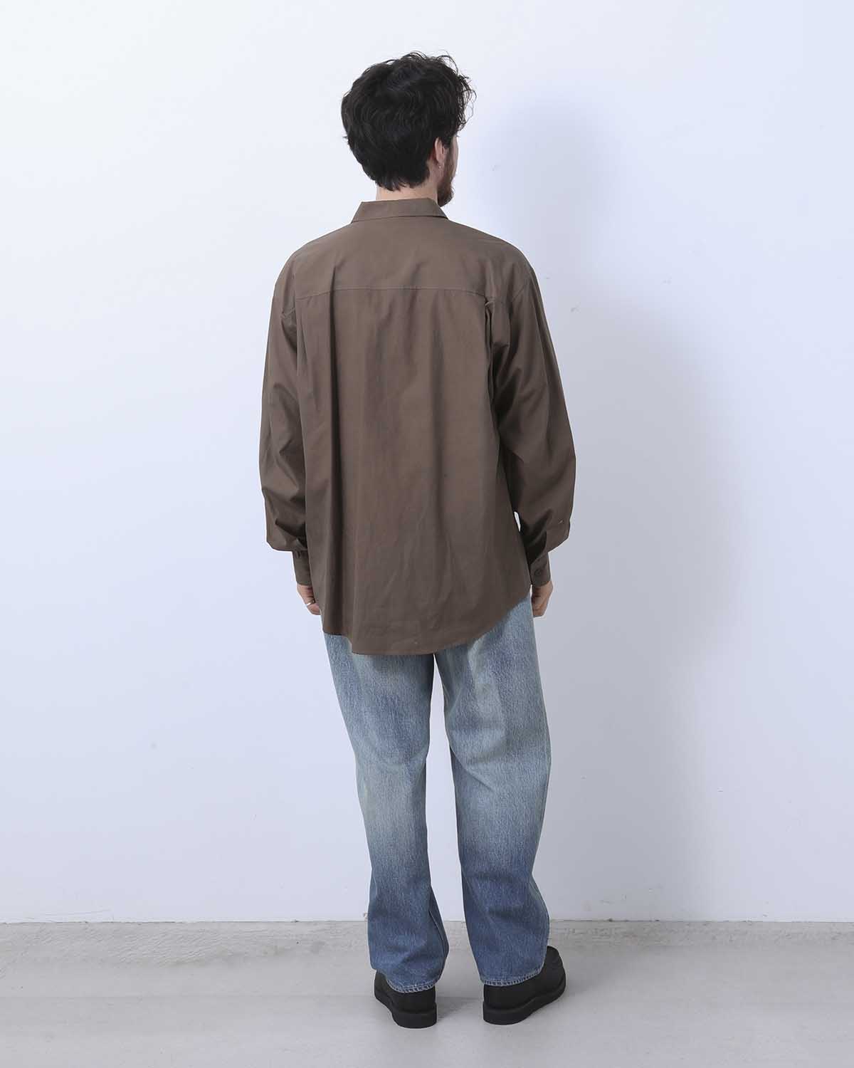 SELVEDGE FADED HEAVY DENIM WIDE PANTS