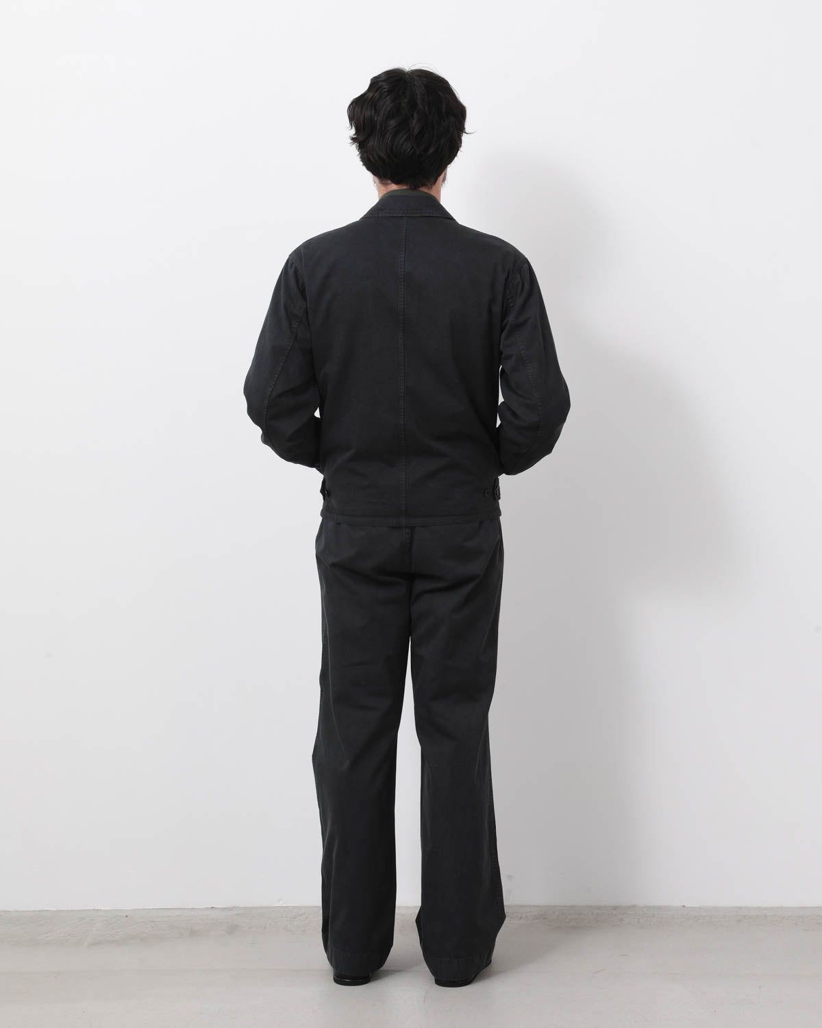 GARMENT-DYED FINX LIGHT CHINO ONE-TUCK WIDE PANTS