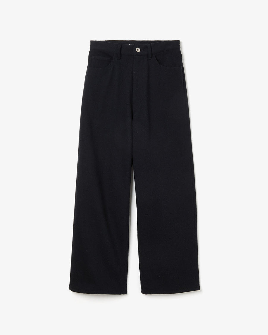 SILK NEP DENIM 5P WIDE PANTS – COVERCHORD