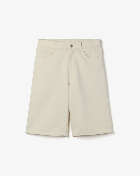 SILK NEP DENIM 5P WIDE SHORTS – COVERCHORD