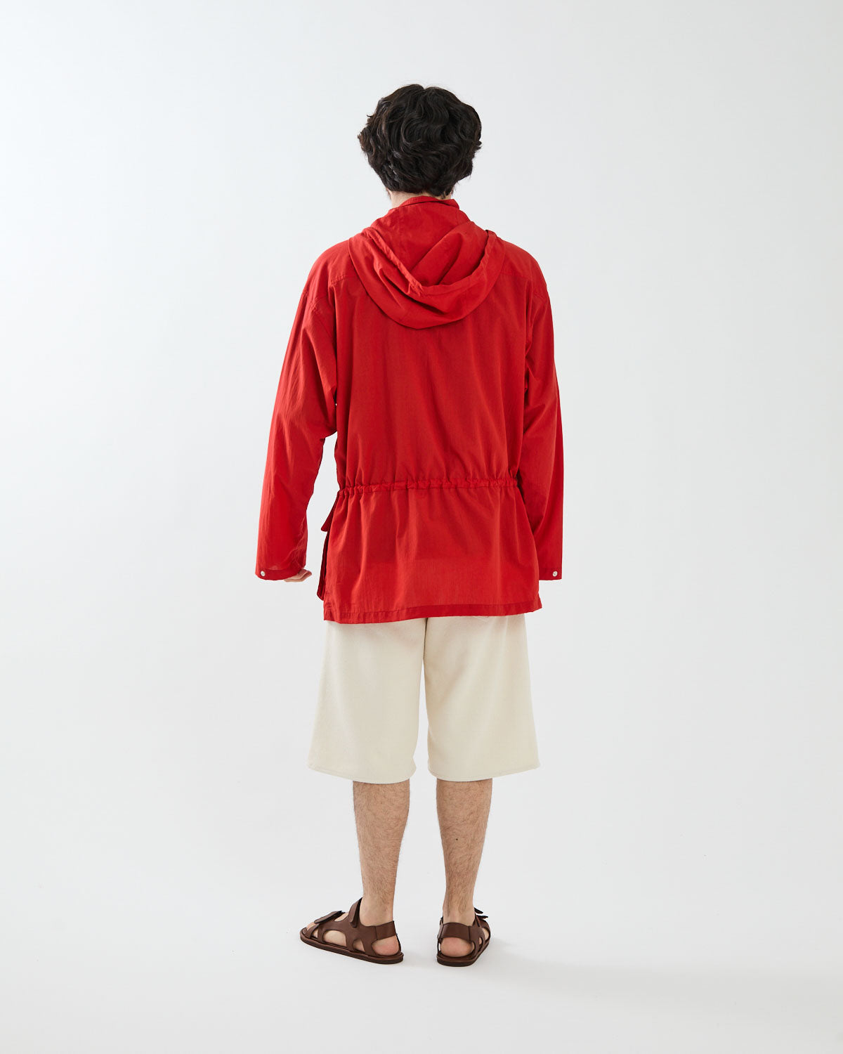 SILK NEP DENIM 5P WIDE SHORTS