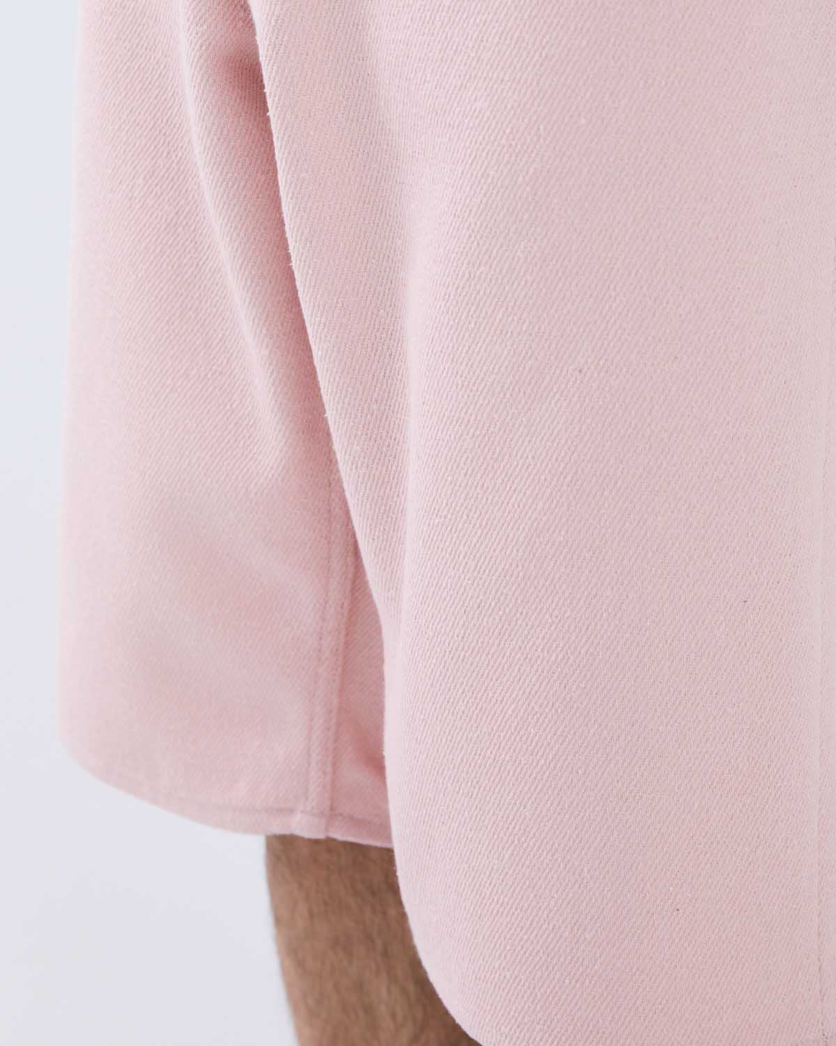 SILK NEP DENIM 5P WIDE SHORTS