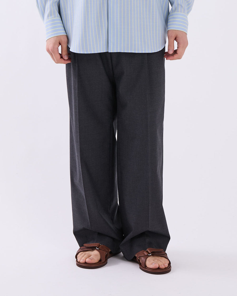 ULTRA FINE TROPICAL WOOL TWO-TUCK SLACKS – COVERCHORD