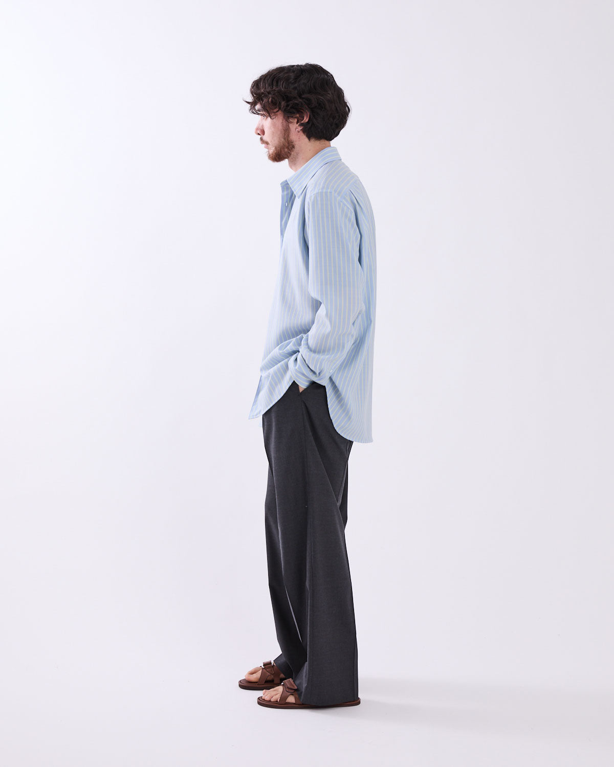 ULTRA FINE TROPICAL WOOL TWO-TUCK SLACKS – COVERCHORD
