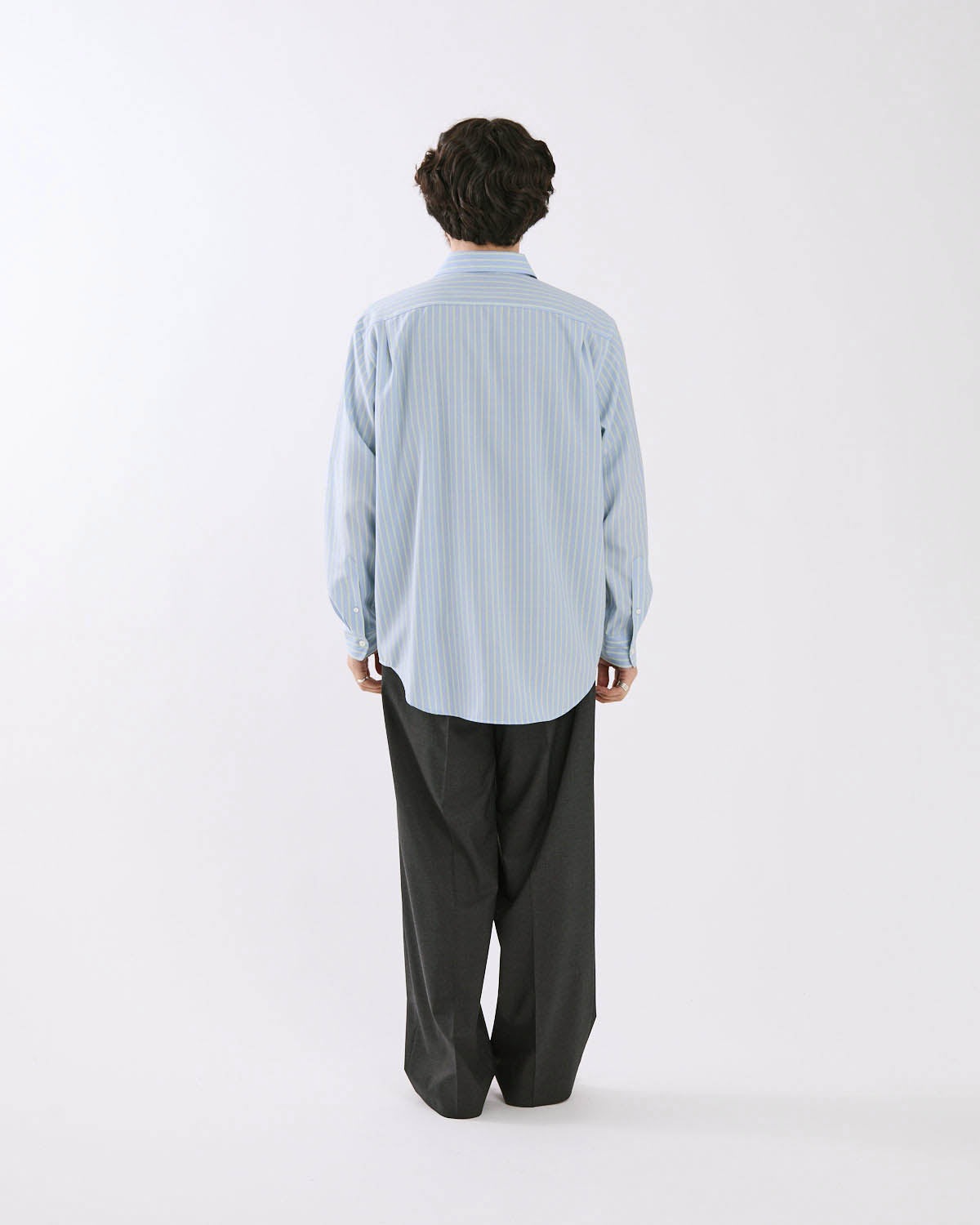 ULTRA FINE TROPICAL WOOL TWO-TUCK SLACKS